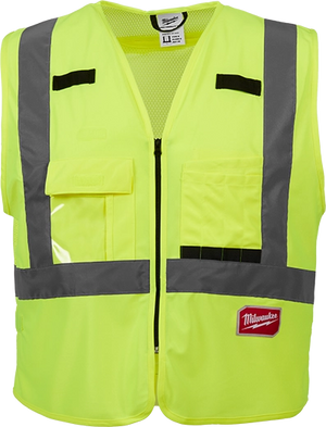 Milwaukee 48-73-5061 S/M - Class 2 High Visibility Yellow Safety Vest