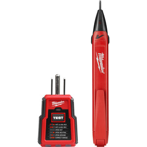 Milwaukee 2226-20 Non-Contact Voltage and GFCI Receptacle Premium Test Kit