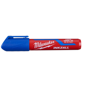 Milwaukee 48-22-3257 INKZALL Large Chisel Tip Blue Marker