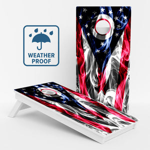 Ohio Flag Weather Proof Cornhole Boards
