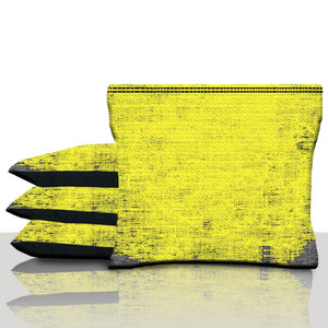 Yellow Camo Cornhole Bags