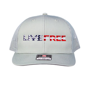 Richardson 112 Live Free Snapback Trucker Hat