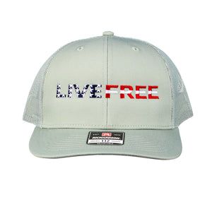 Richardson 112 Live Free Snapback Trucker Hat