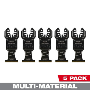 Milwaukee 49-25-1525 1-3/8" Carbide Teeth Multi-Material Multi-Tool Blades (5PK)