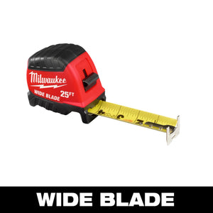 Milwaukee 48-22-1225 25ft Wide Blade Tape Measure