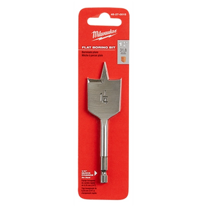 Milwaukee 48-27-0015 1-1/4" x 4.5" Flat Boring Bit