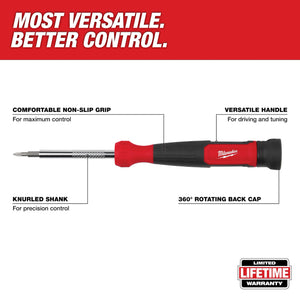 Milwaukee 48-22-2930D 4-in-1 Precision Multi-Bit Screwdriver