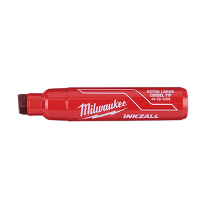 Milwaukee 48-22-3266 INKZALL Extra Large Chisel Tip Red Marker