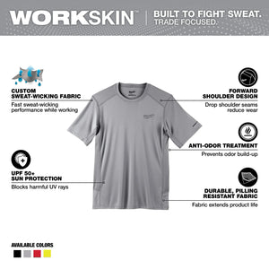 Milwaukee 414 WORKSKIN™ Lightweight Performance Shirt - Short Sleeve