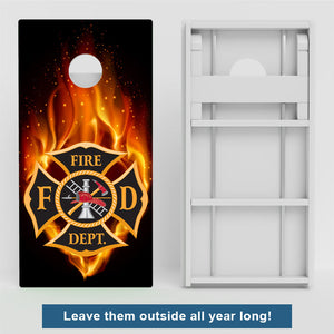 Fire Department Weather Proof Cornhole Boards