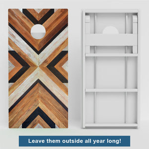Modern Wood Panels Weather Proof Cornhole Boards