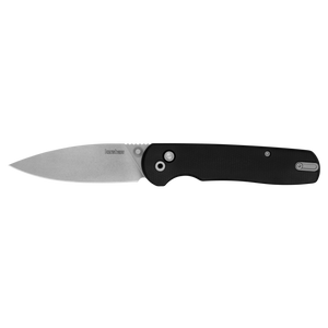 Kershaw Remnant Button Lock Knife Black Micarta (3.5" Stonewash)
