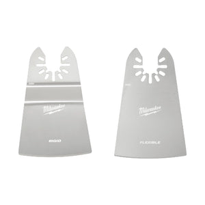 Milwaukee 49-25-2202 OPEN-LOK™ 2" RIGID & 2" FLEXIBLE SCRAPER VARIETY 2PC