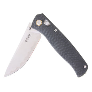 SRM Knives 255L Medal Folding Knife - Carbon Fiber 255L-CB2