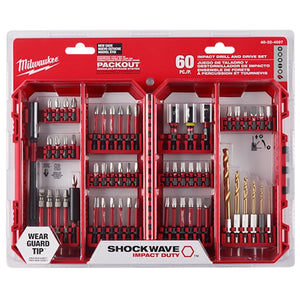Milwaukee 48-32-4097 SHOCKWAVE™ Impact Duty Drill & Drive Set - 60PC (Open Box)