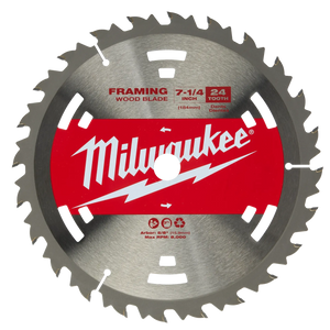 Milwaukee 48-41-0710 7-1/4" 24T Construction Framing Blade