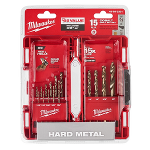 Milwaukee 48-89-2331 15PC Cobalt RED HELIX™ Kit
