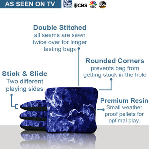 Blue Smoke Cornhole Bags