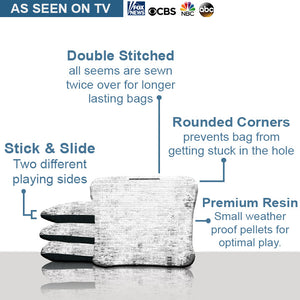 White Camo Cornhole Bags
