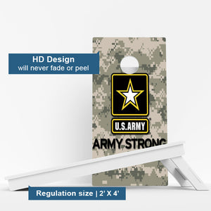 US Army Strong Weather Proof Cornhole Boards