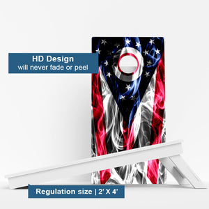 Ohio Flag Weather Proof Cornhole Boards