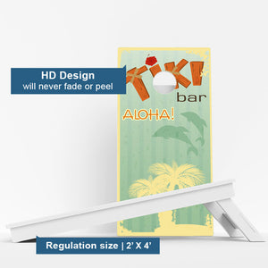 Tiki Bar Weather Proof Cornhole Boards