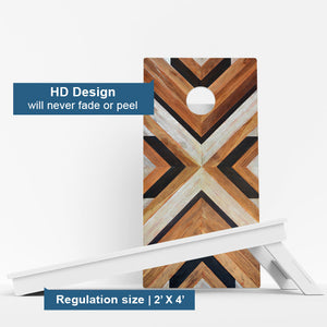 Modern Wood Panels Weather Proof Cornhole Boards
