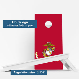 USA Marines Weather Proof Cornhole Boards