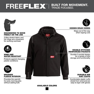 Milwaukee 312B FREEFLEX™ Softshell Hooded Jacket
