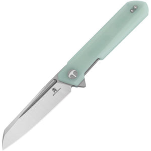 Bestech Knives Dundee Liner Lock MagnaCut Knife Jade G-10 (3.5" Stonewash)