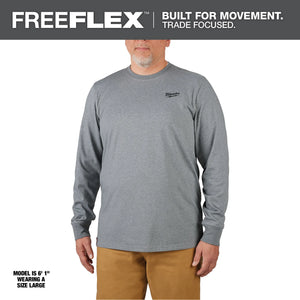 Milwaukee 604 FREEFLEX™ Hybrid Work Tee - Long Sleeve