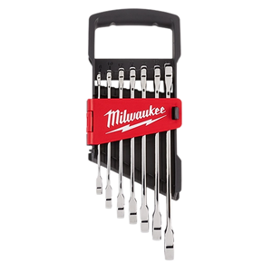 Milwaukee 48-22-9506 7pc Ratcheting Combination Wrench Set - Metric