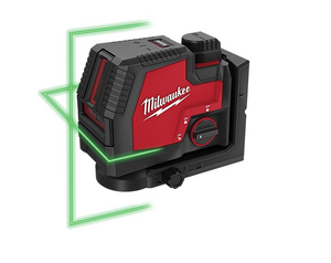 Milwaukee 3521-21 USB Rechargeable Green Cross Line Laser