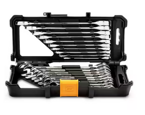GearWrench 35720-06 20-Piece 72-Tooth SAE/Metric Ratcheting Combination Wrench