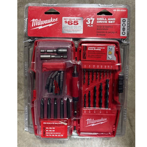 Milwaukee 48-89-0321 37pc Thunderbolt Black Oxide Drill and Driver Bit Set
