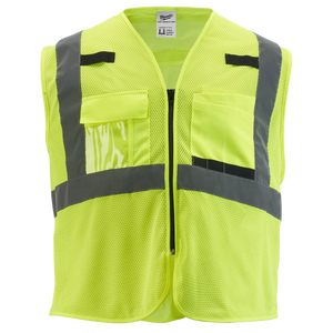 Milwaukee 48-73-5112 Class 2 High Visibility Yellow Mesh Safety Vest - L/XL