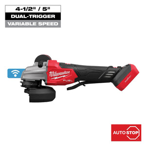 Milwaukee 2986-20 M18 FUEL 4-1/2" / 5" Dual-Trigger Braking Grinder