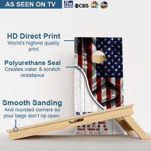 USA Love It Or Leave It Professional Cornhole Boards