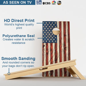 American Flag Professional Cornhole Boards