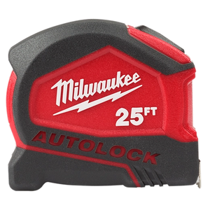 Milwaukee 48-22-6825 25ft Compact Auto-Lock Tape Measure