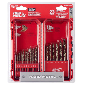 Milwaukee 48-89-2338 RED HELIX™ Cobalt Drill Bit Set - 23PC