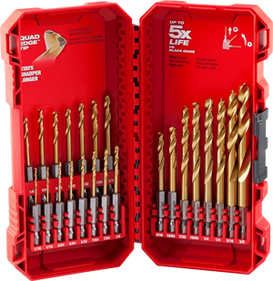 Milwaukee 48-89-4631 SHOCKWAVE Titanium Drill Bit Set - 23PC