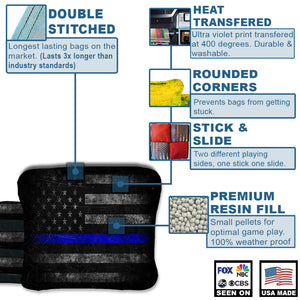 8 Police Pro Cornhole Bags