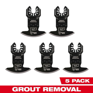 Milwaukee 49-25-2275 DIAMOND MAX™ Grout Removal Multi-Tool Blade (5 PK)