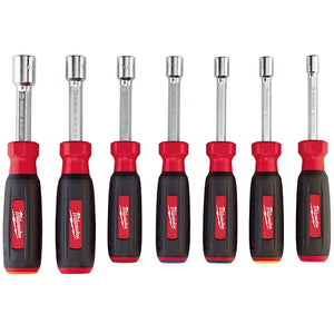 Milwaukee 48-22-2507 7PC Magnetic HollowCore™ SAE Nut Driver Set