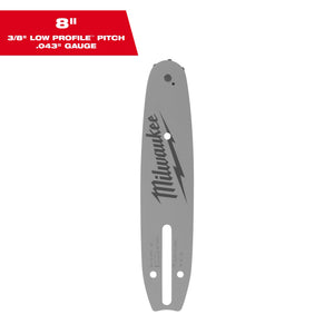 Milwaukee 49-16-2751 8 in. Pruning Saw Guide Chainsaw Bar with 33 Drive Links