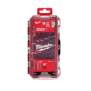 Milwaukee 48-89-2803 THUNDERBOLT® Black Oxide Drill Bit Set – 15PC