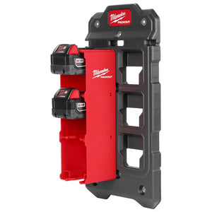 Milwaukee 48-11-1852PO M18 XC5.0 Battery 2PK w/ PACKOUT Rack + Wall Plate