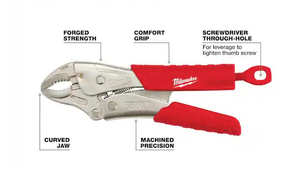 Milwaukee 48-22-3407 7" TORQUE LOCK™ Curved Jaw Locking Pliers