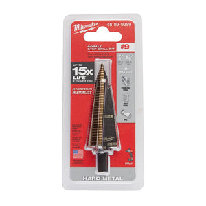 Milwaukee 48-89-9289 Cobalt Step Drill Bit #9 (7/8-1-1/8")